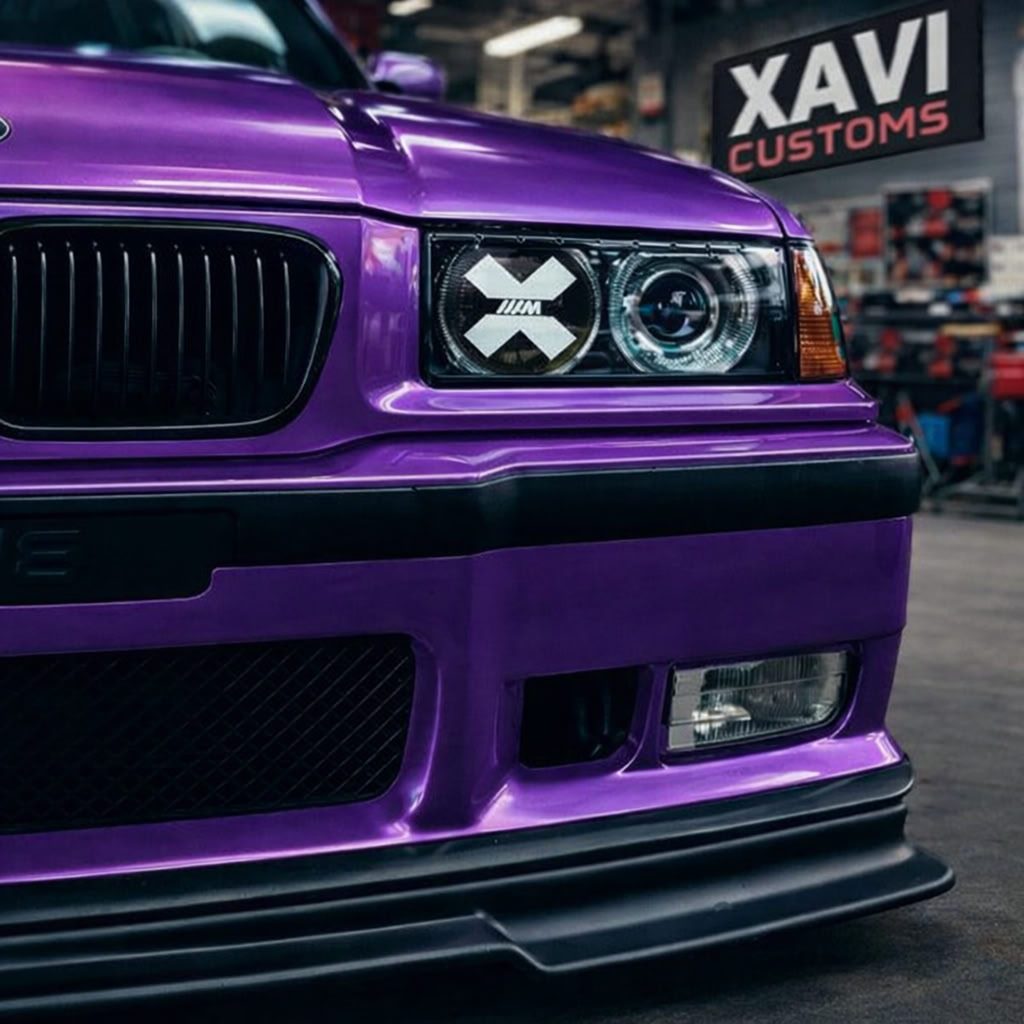 Декоративная вставка в фару BMW E36