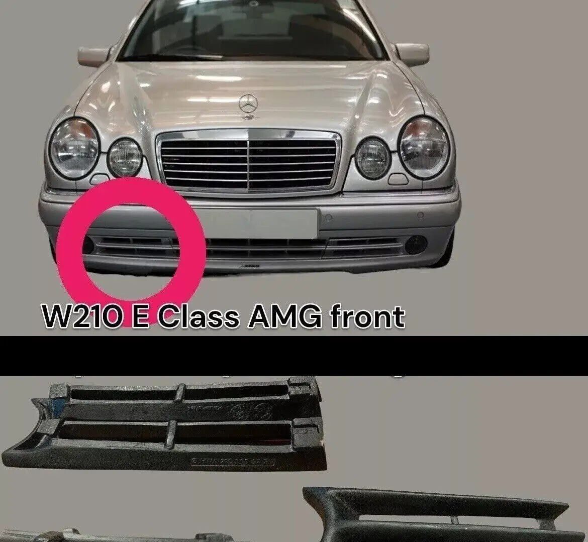 Крышка буксировочного крюка правая Mercedes-Benz W210 AMG (1995–2003)