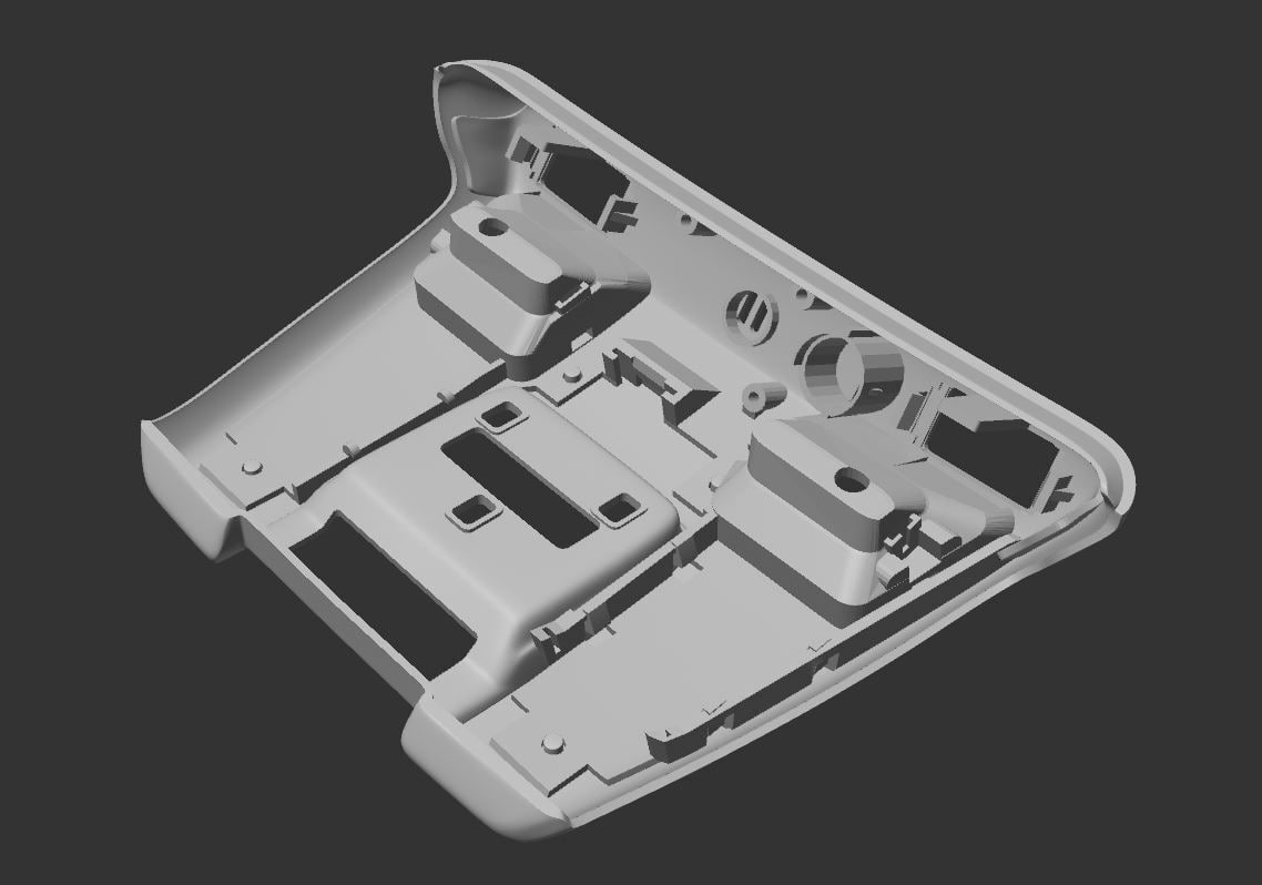 Крышка потолочного плафона Mercedes-Benz R129. — 3D-печать, салон, ракурс 2 из 4