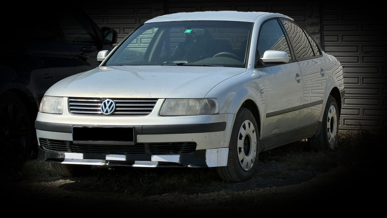 Передняя губа для Volkswagen Passat B5 — 3D-печать, кузов, ракурс 3 из 3