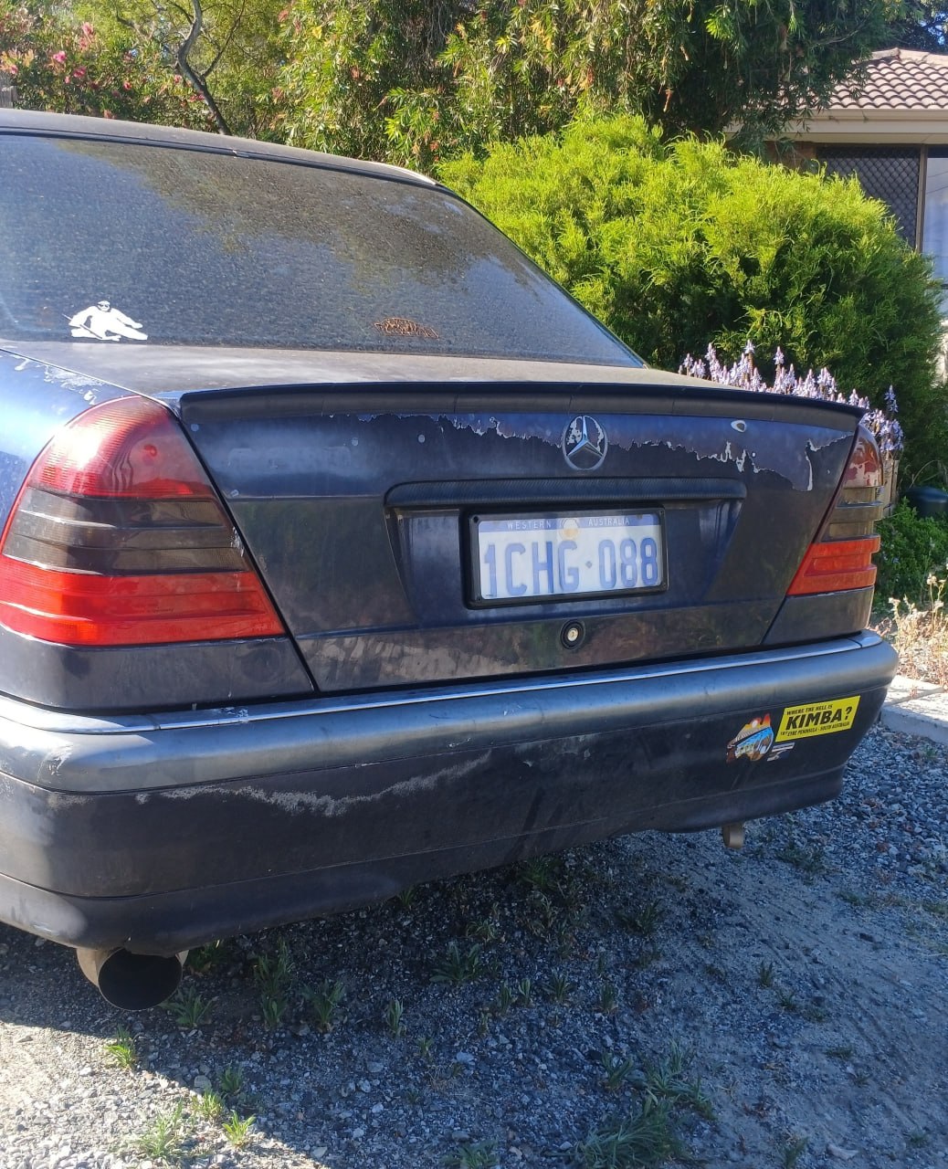 Спойлер для Mercedes-Benz W202 — 3D-печать, кузов, ракурс 2 из 3