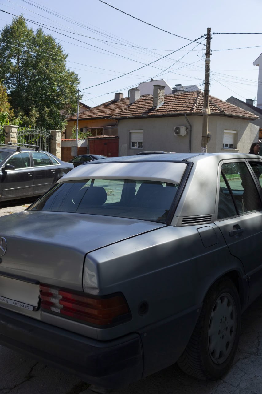 Спойлер для заднего стекла Mercedes-Benz 190 EVO II — 3D-печать, кузов, ракурс 3 из 3