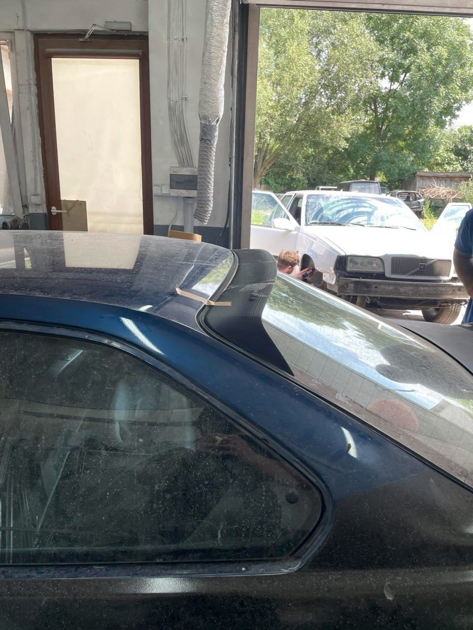 Спойлер на заднее стекло (Roof Wing) для BMW E36 Coupe