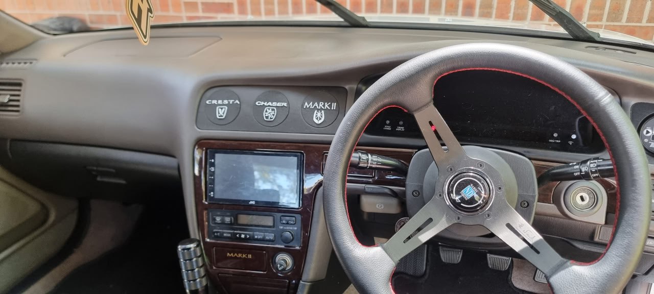 Тройной подиум манометров JZX100 Triple Gauge Pod 52 mm — 3D-печать, салон, ракурс 4 из 4