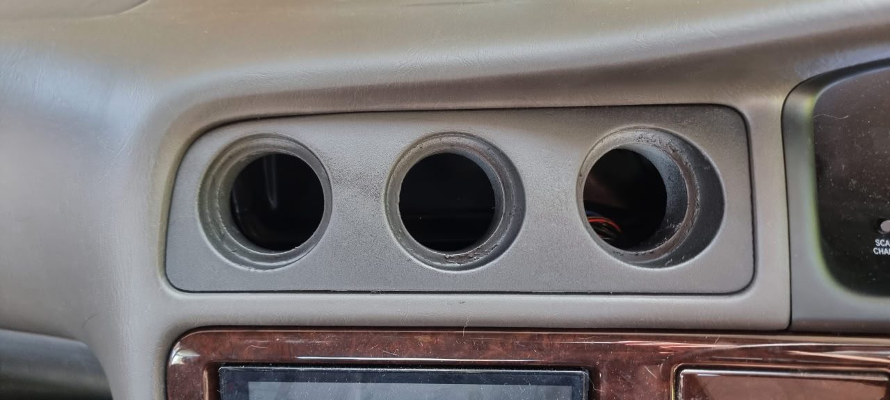 Тройной подиум манометров JZX100 Triple Gauge Pod 52 mm