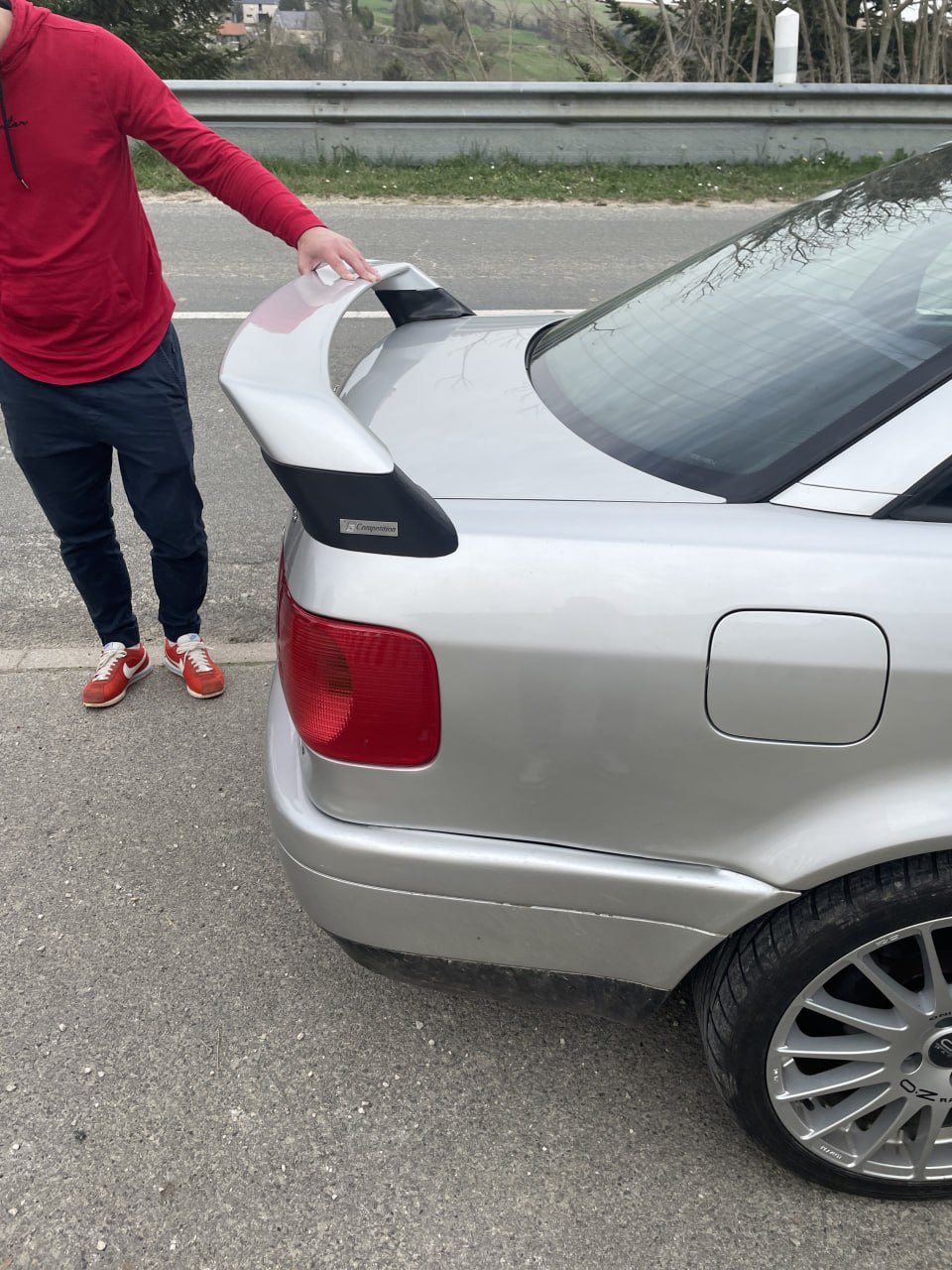Усилитель спойлера Audi SPORT для Audi 80 B4 — 3D-печать, кузов, ракурс 3 из 3