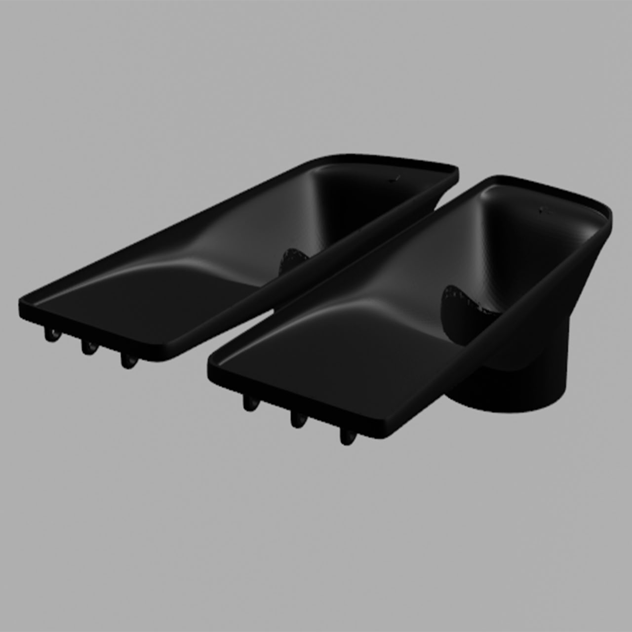 Воздуховод для Volkswagen Golf MK3 — 3D-печать, кузов, ракурс 3 из 3