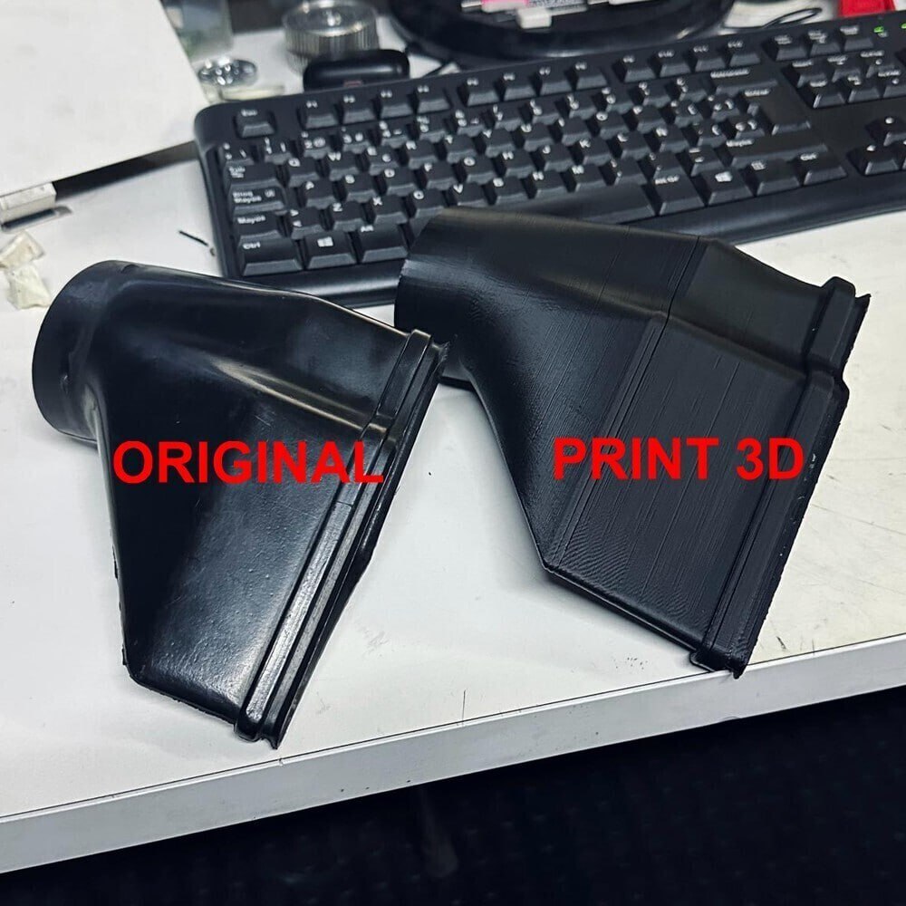 Воздуховод охлаждения генератора BMW E36 (M50) — 3D-печать, двигатель, ракурс 2 из 3