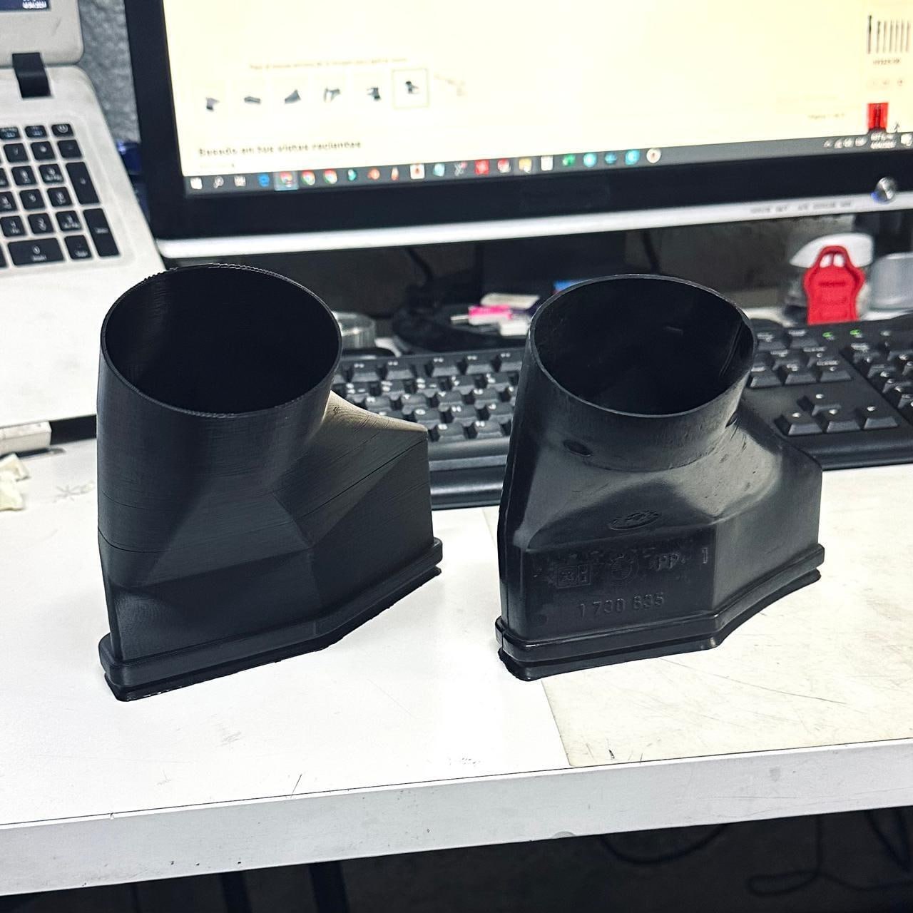 Воздуховод охлаждения генератора BMW E36 (M50) — 3D-печать, двигатель, ракурс 3 из 3