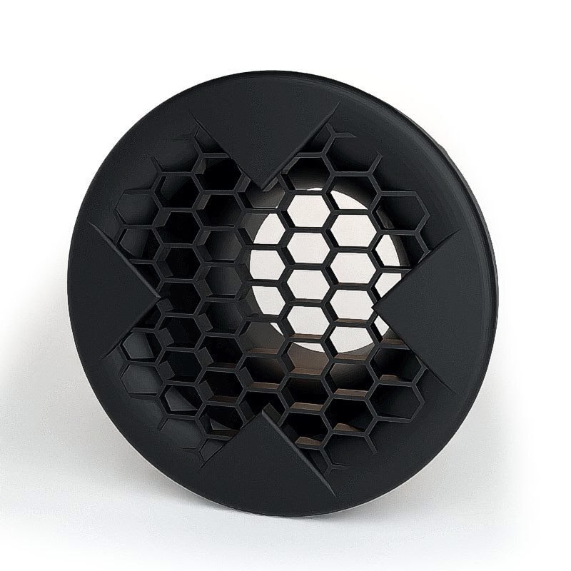 Воздухозаборник фары BMW E30 Cold Air Headlight X Honeycomb Drift — 3D-печать, освещение, ракурс 4 из 4